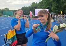 Palangoje – svarios uteniškių seserų pergalės