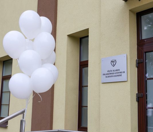 Atidarytas naujas Šv. Klaros palaikomojo gydymo ir slaugos ligoninės korpusas