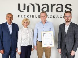 Utenos įmonei „Umaras“ – įvertinimas už didžiausią darbuotojų pajamų mokesčio indėlį