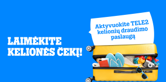 Aktyvuok draudimą ir laimėk: „Tele2“ siūlo 1000 eurų kelionei