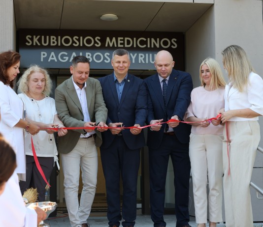 Utenos ligoninėje atidaryti atnaujinti Skubiosios medicinos pagalbos ir Intensyviosios terapijos skyriai