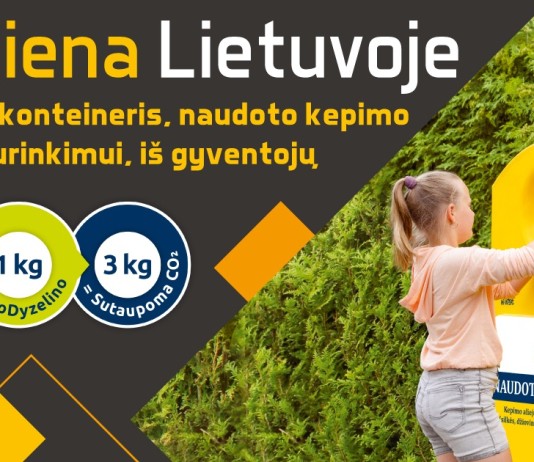 Naudoto kepimo aliejaus surinkimas Utenoje