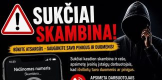 Lietuvos paštu apsimetantys sukčiai taikosi į gyventojų pinigus ir asmens duomenis
