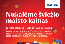 Kainų sumažinimas „Maximoje“: per 500 šviežio maisto prekių įprastos kainos – visada kaip per akciją