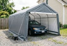 Tentiniai garažai: kaip išsirinkti tinkamą sprendimą technikos laikymui?