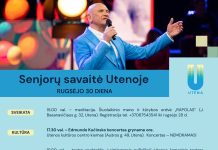 Rugsėjo 30-osios dienos renginiai senjorams