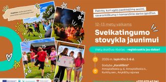 Utenos, Anykščių ir Molėtų rajonų vaikai kviečiami į nemokamą sveikatingumo stovyklą